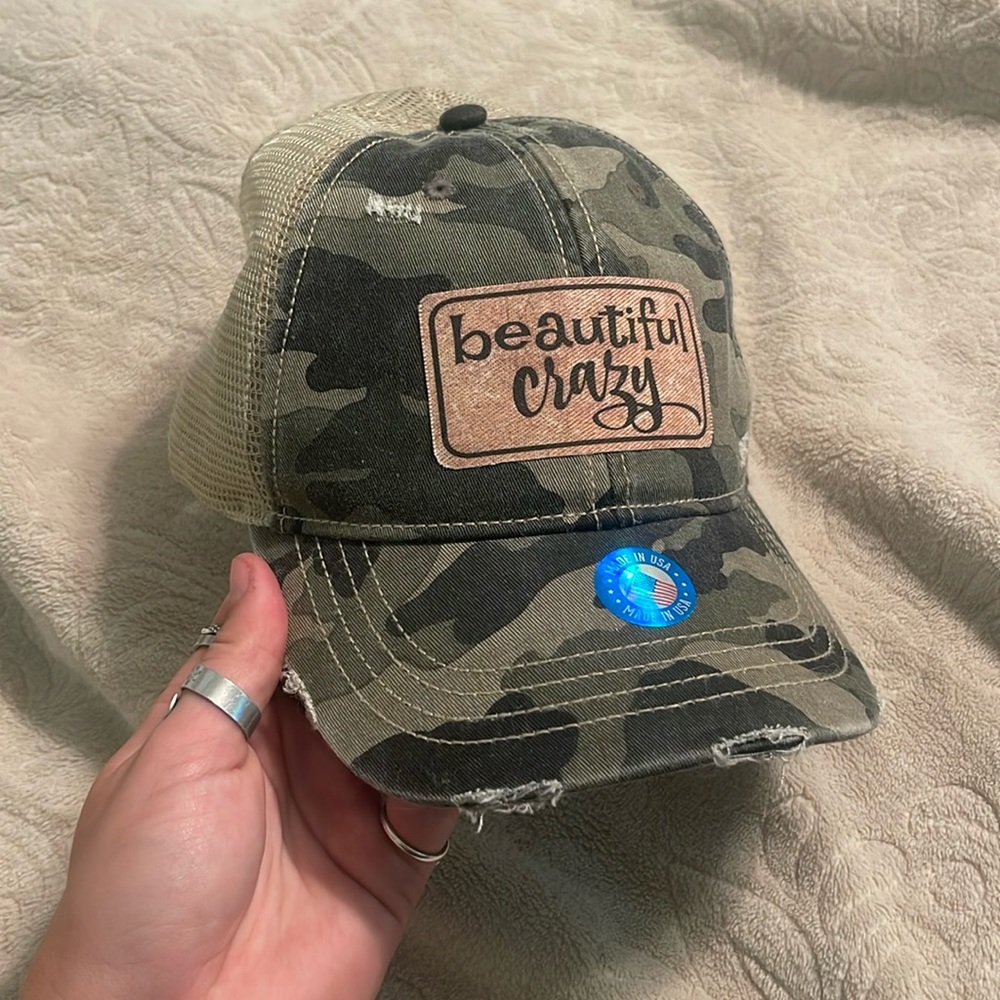 beautiful crazy baseball cap